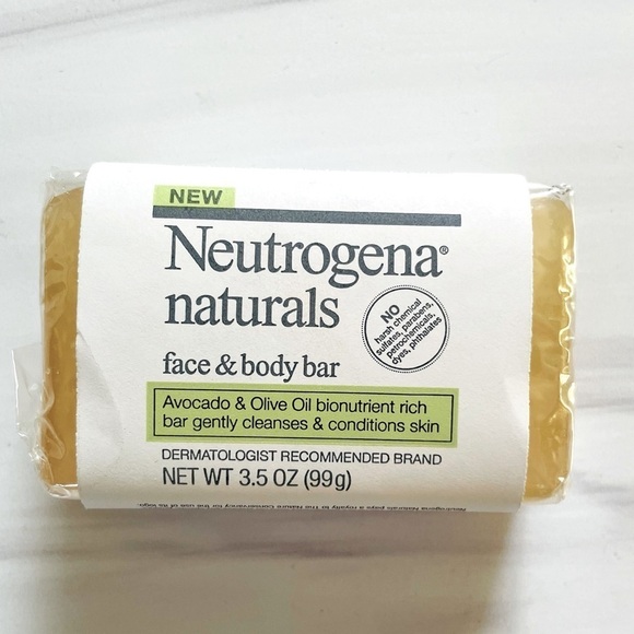 Neutrogena Naturals Face And Body Bar, 3.5 Oz- Discontinued - Picture 1 of 4